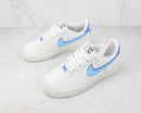 Nike Air Force 1 82 Double Swoosh White Mdium Blue–Premium