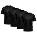 Kit 4 Camiseta Masculina Dry Proteo Solar UV Bsica Lisa Treino Academia Camisa Camisetas–Clássico