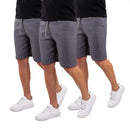 Kit 3 Bermudas Masculina Tactel Liso Academia Treino com Bolso Traseiro–Confortável